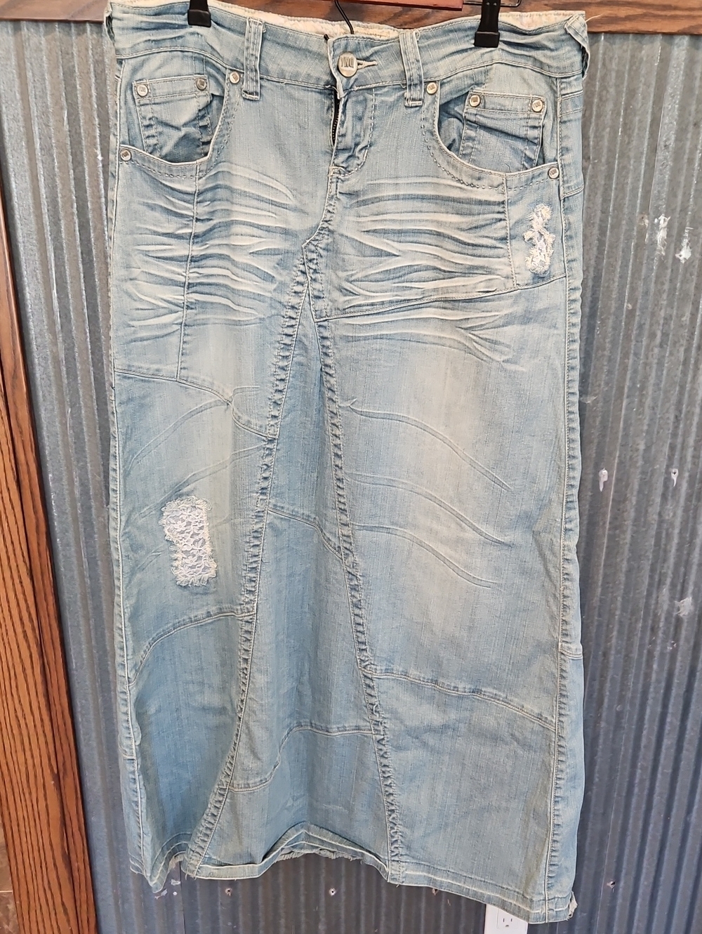 YNO Light Wash Denim Jeans - Light Blue
